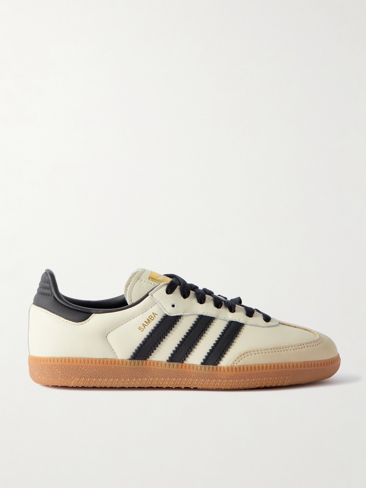 ADIDAS ORIGINALS SAMBA OG LEATHER SNEAKERS