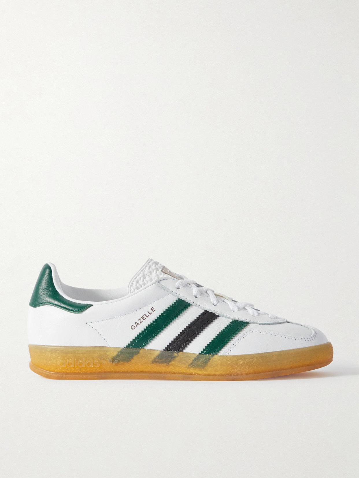 adidas Originals - Gazelle Indoor Leather Sneakers - White