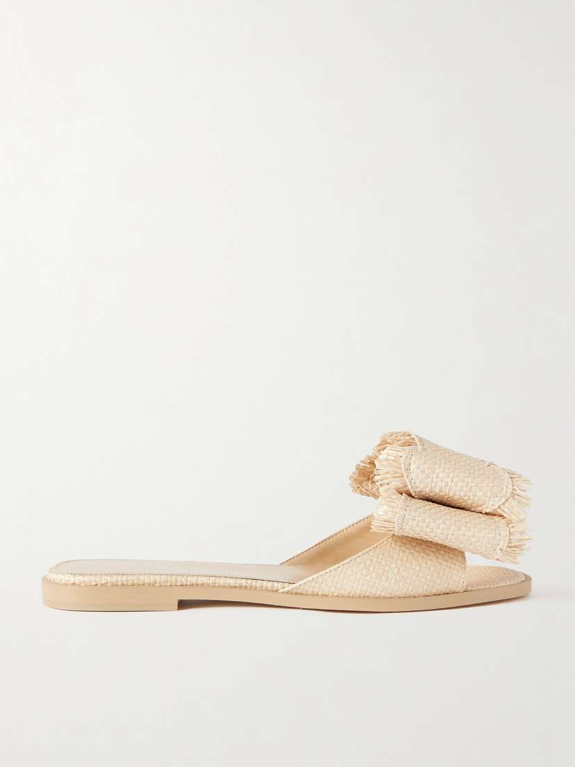Mach & Mach Cadeau Raffia Slides