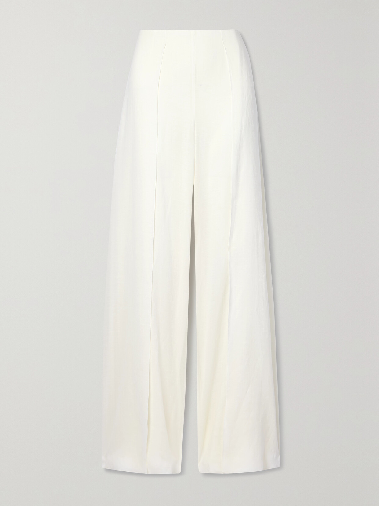 Ralph Lauren Saunders Voile Wide-leg Pants In White