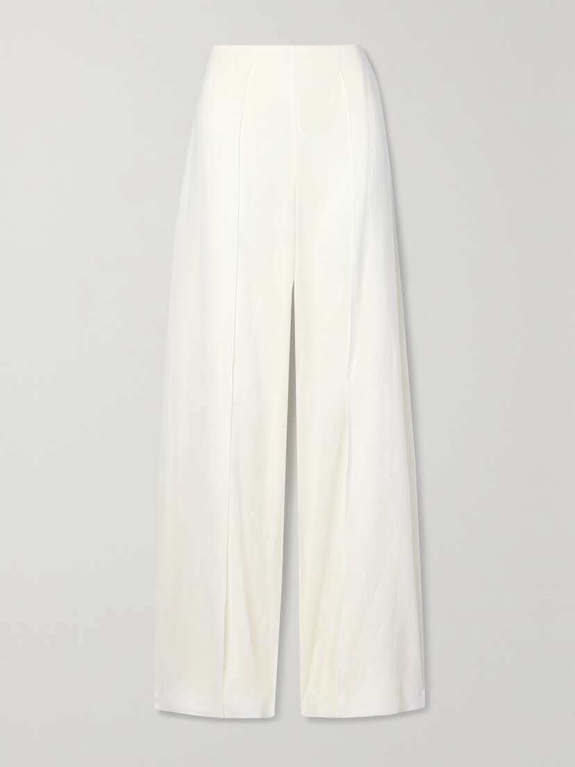 Ralph Lauren Collection Saunders Voile Wide-leg Pants