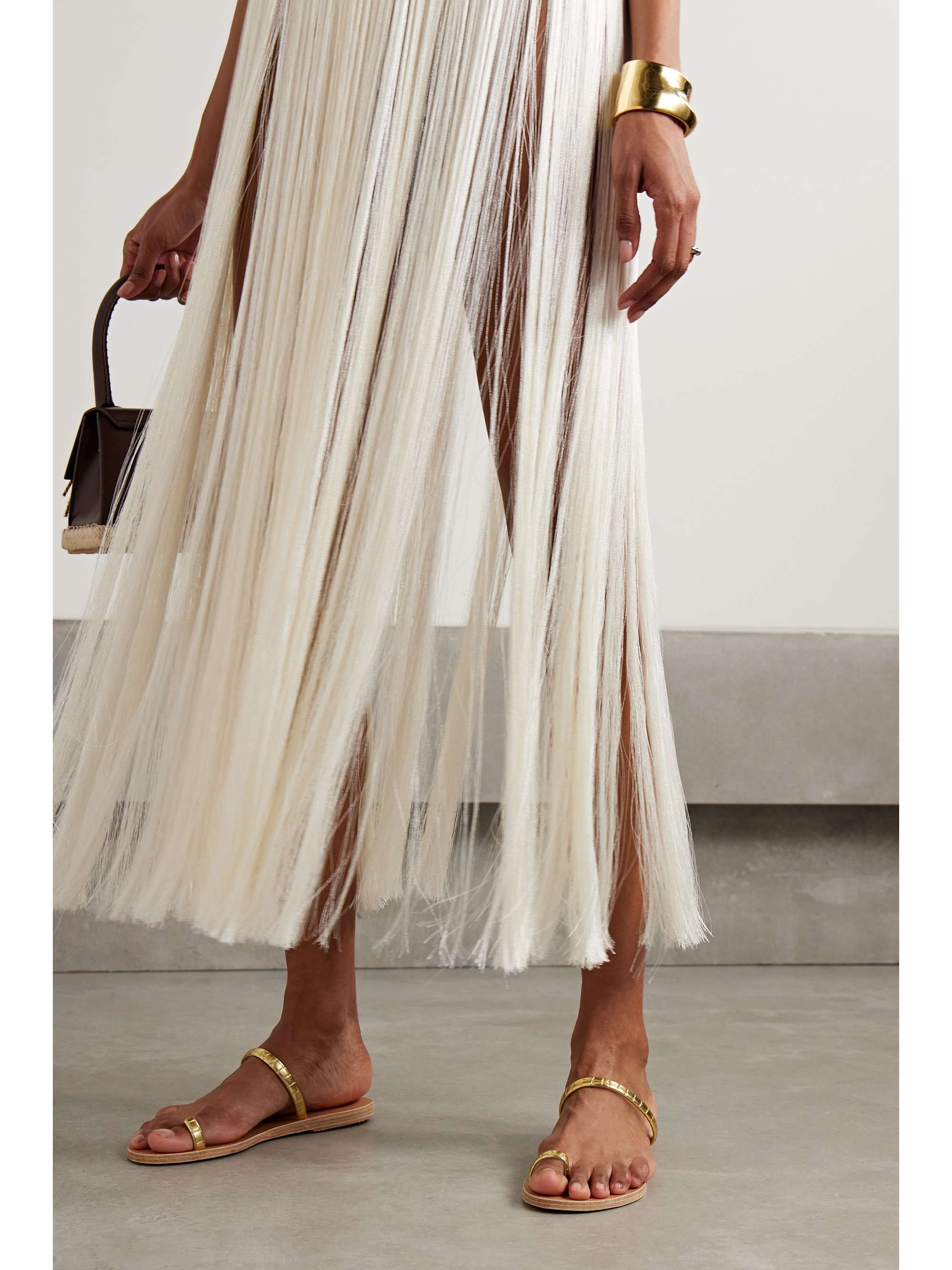 White on sale greek sandals