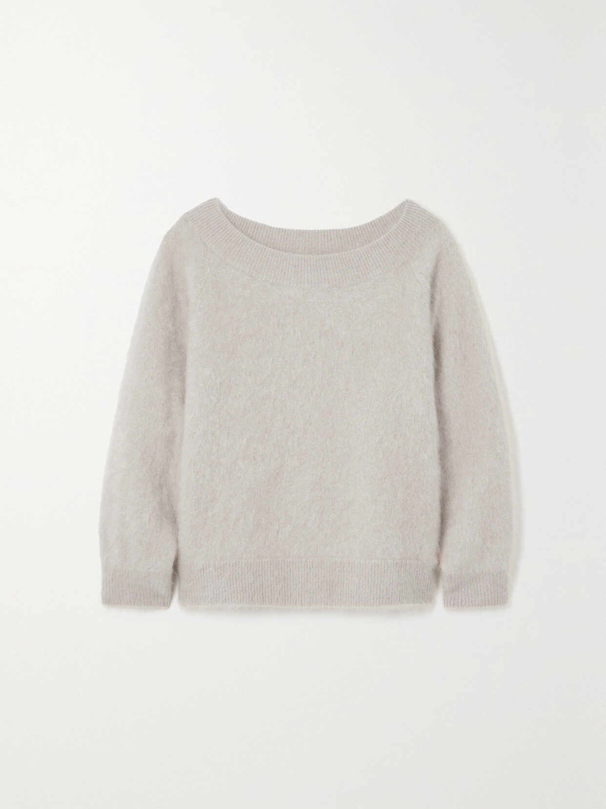 Lisa Yang - Kamila Brushed-cashmere Sweater - Neutrals
