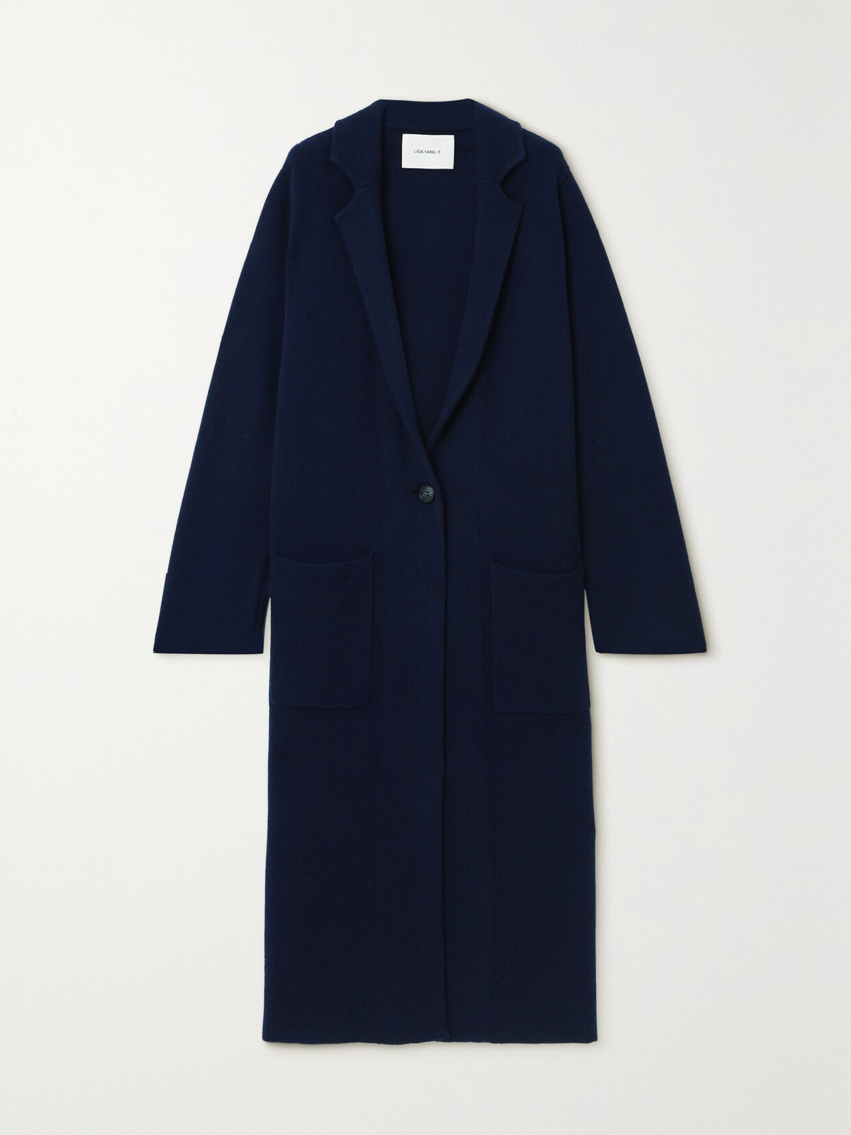 LISA YANG Amie Cashmere Coat - Blue