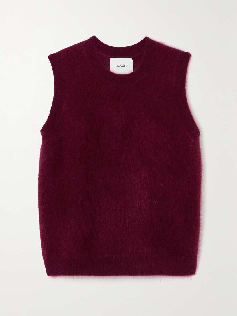 Lisa Yang Ebby Brushed Cashmere Vest
