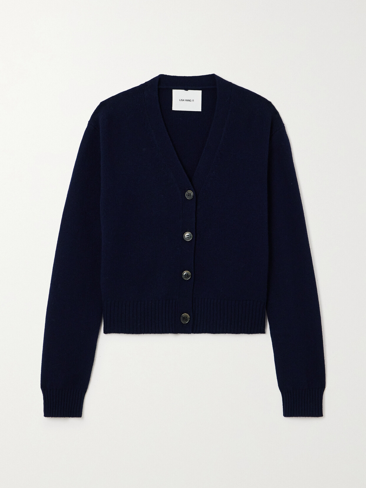 Lisa Yang Marion Cashmere Cardigan In Blue