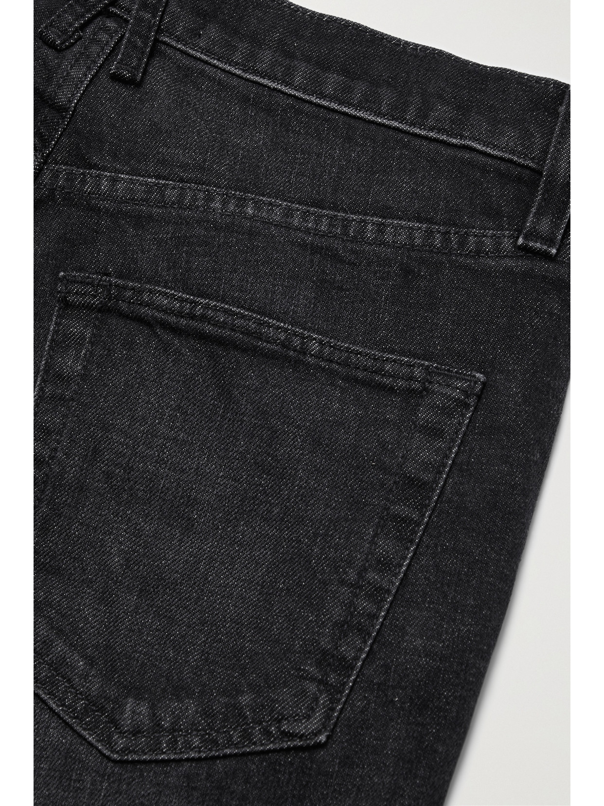 SLVRLAKE + NET SUSTAIN LONDON CROPPED HIGH-RISE STRAIGHT-LEG ORGANIC JEANS