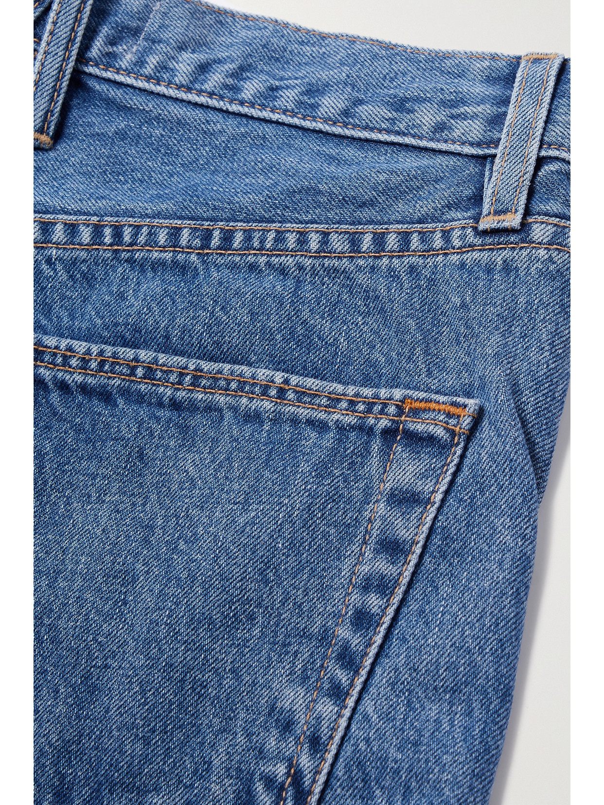 SLVRLAKE + NET SUSTAIN EVA MID-RISE WIDE-LEG ORGANIC JEANS