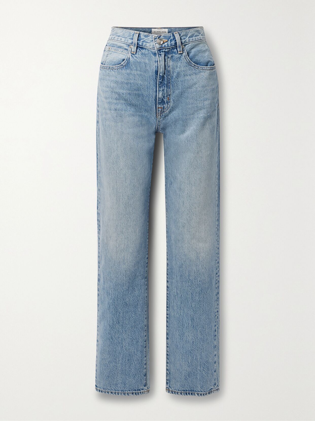 NET SUSTAIN London high-rise straight-leg organic jeans