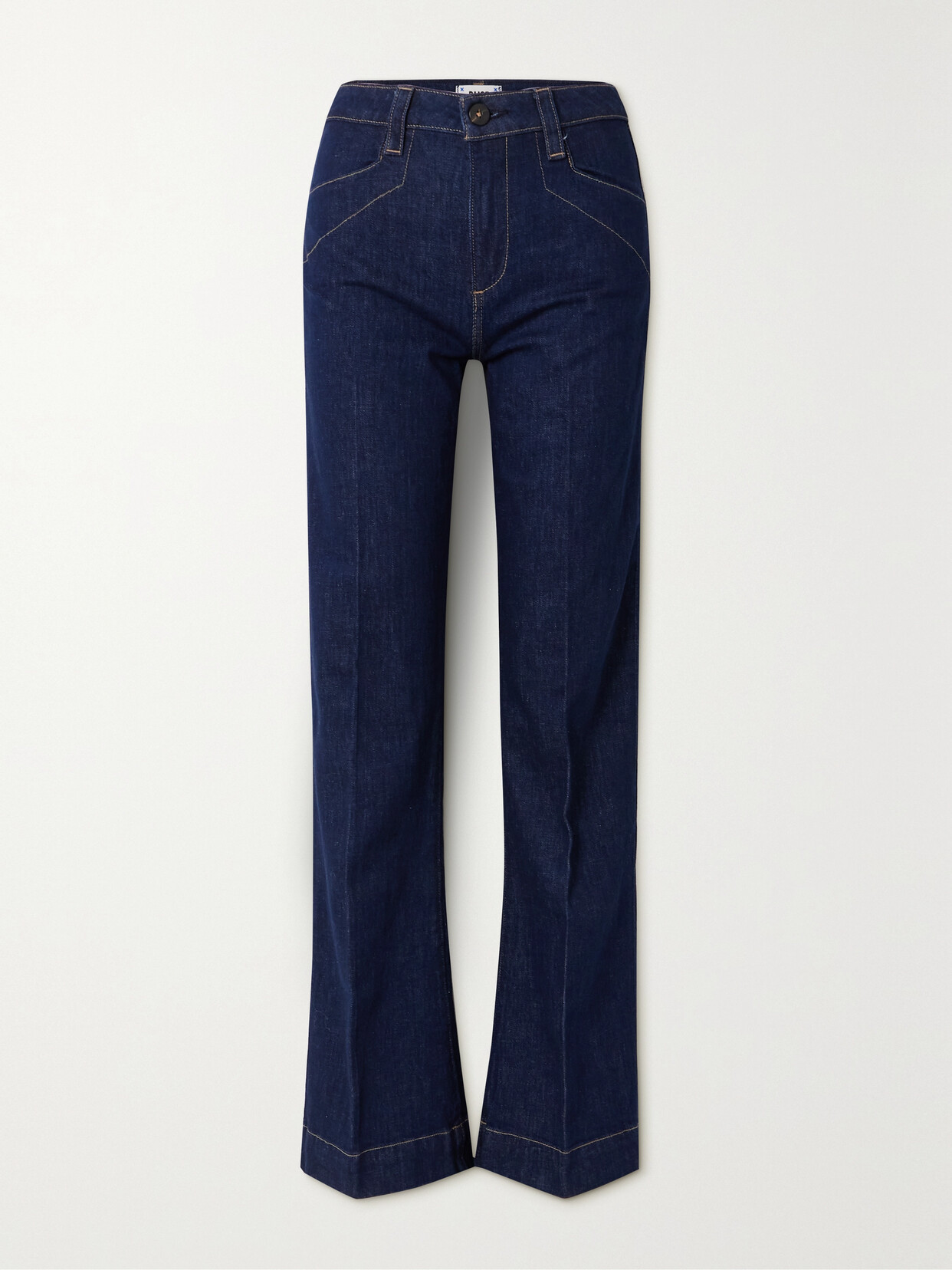 Paige Leenah High-rise Wide-leg Jeans In Blue