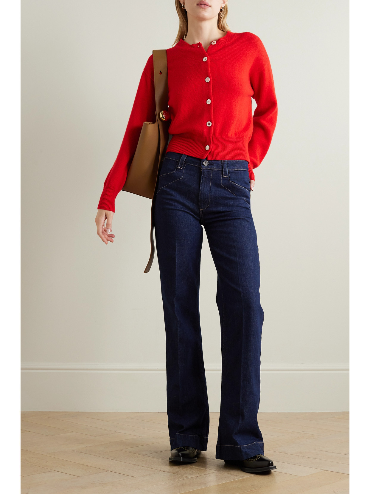 PAIGE LEENAH HIGH-RISE WIDE-LEG JEANS 