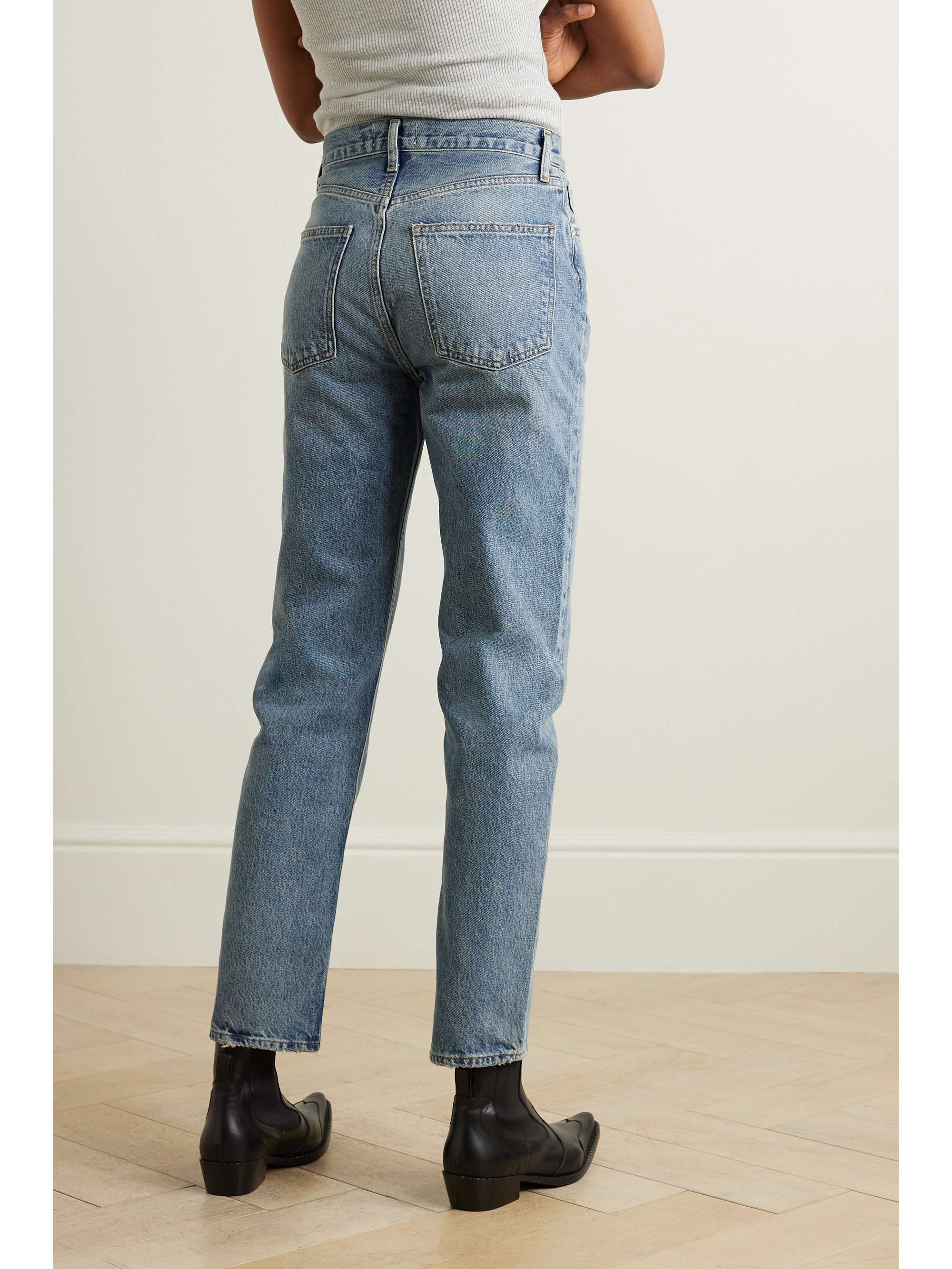 AGOLDE + NET SUSTAIN '90s Pinch Waist high-rise straight-leg organic jeans