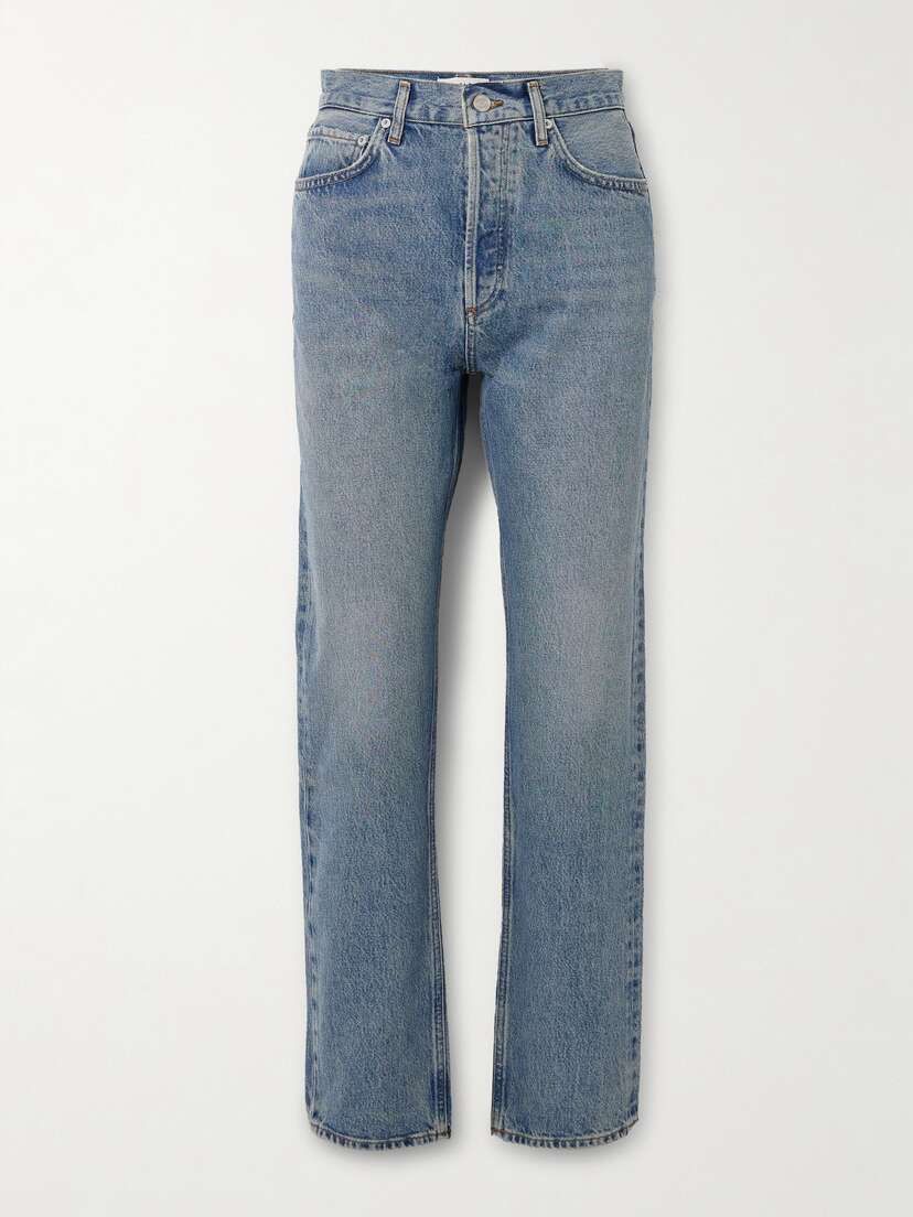 AGOLDE + Net Sustain'90s Pinch Waist High-rise Straight-leg Organic Jeans