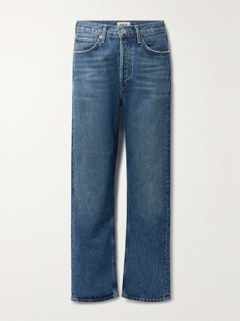 AGOLDE + NET SUSTAIN '90s mid-rise straight-leg organic jeans | NET-A ...