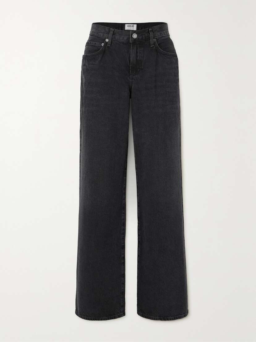 AGOLDE + Net Sustain Fusion Low-rise Straight-leg Organic Jeans