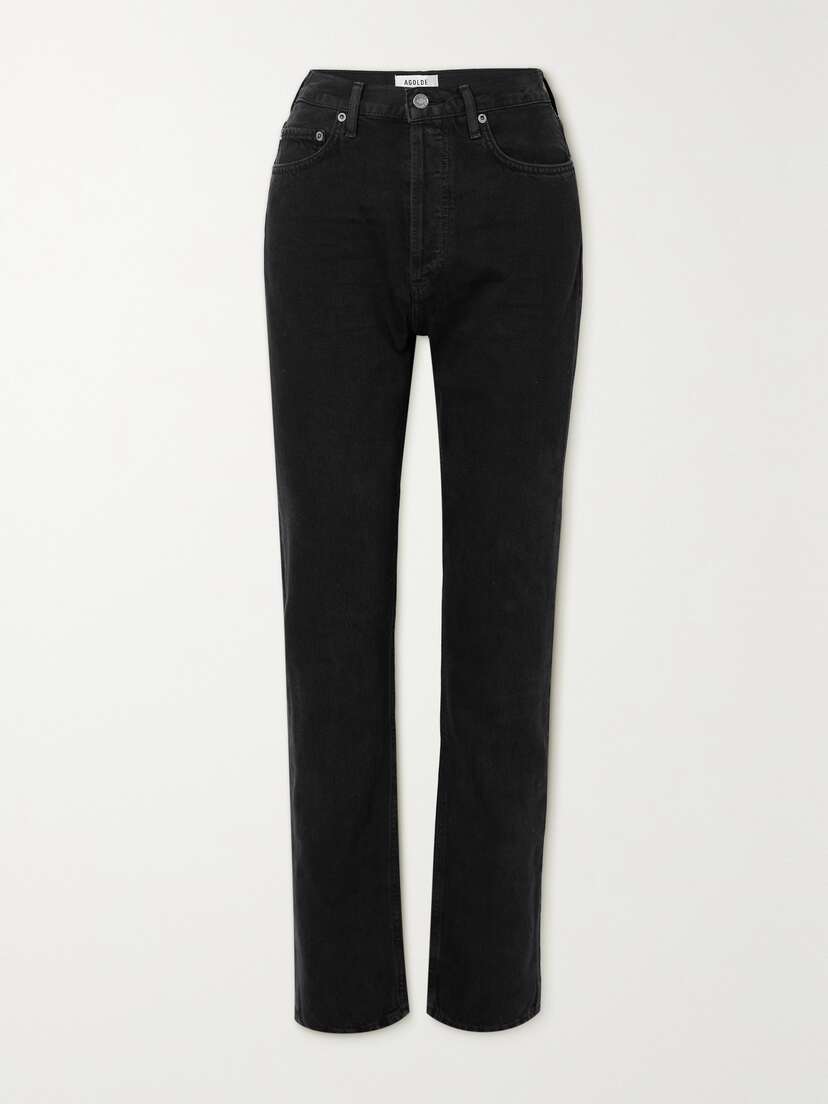 AGOLDE + Net Sustain'90s Pinch Waist Long High-rise Straight-leg Organic Jeans