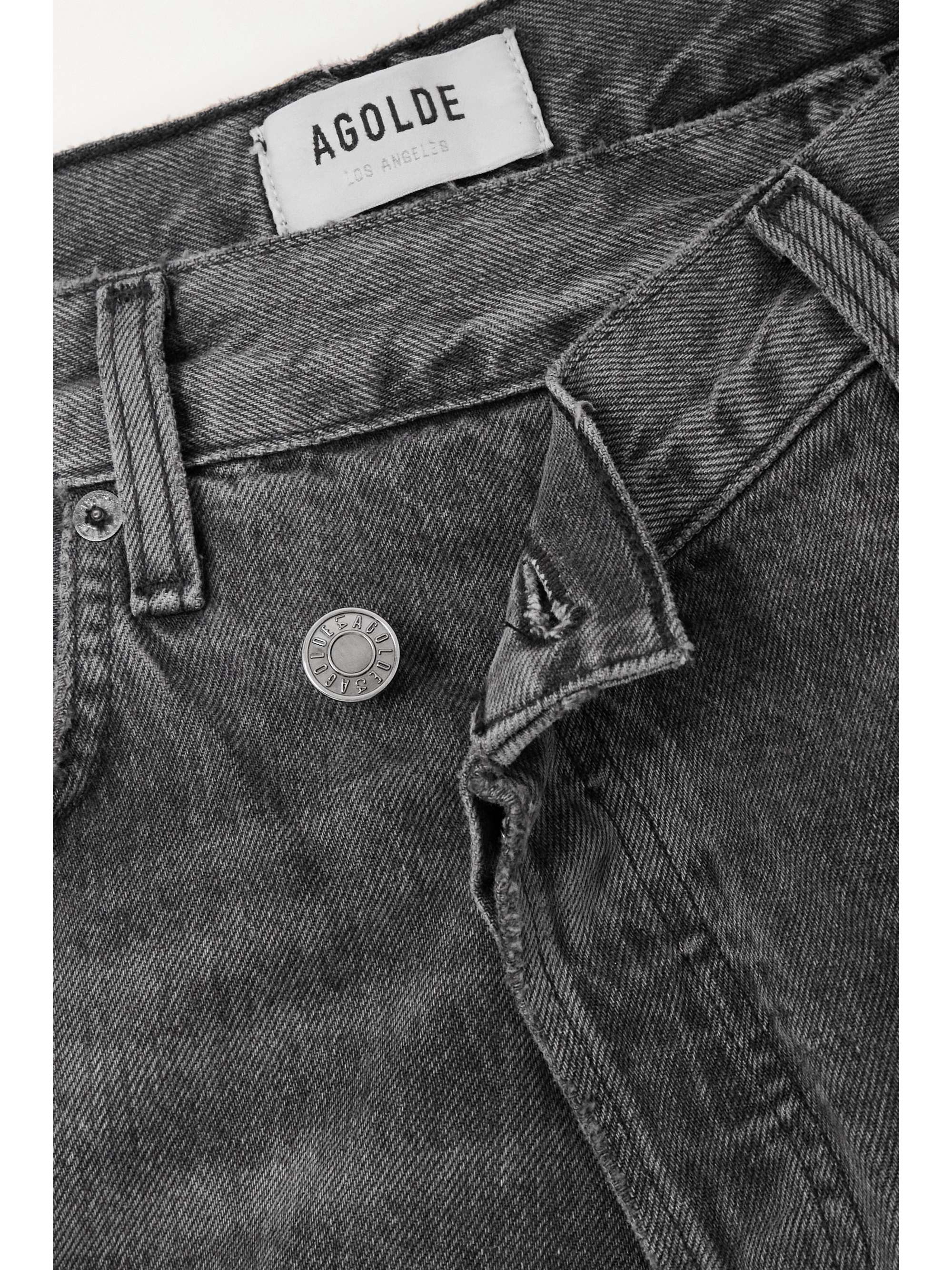 AGOLDE Criss Cross Upsized high-rise tapered jeans