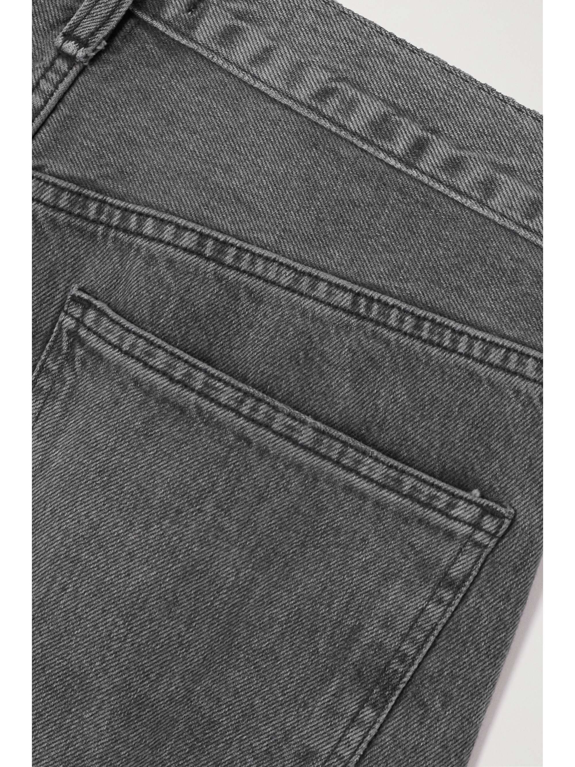 AGOLDE Criss Cross Upsized highrise tapered organic jeans NETAPORTER