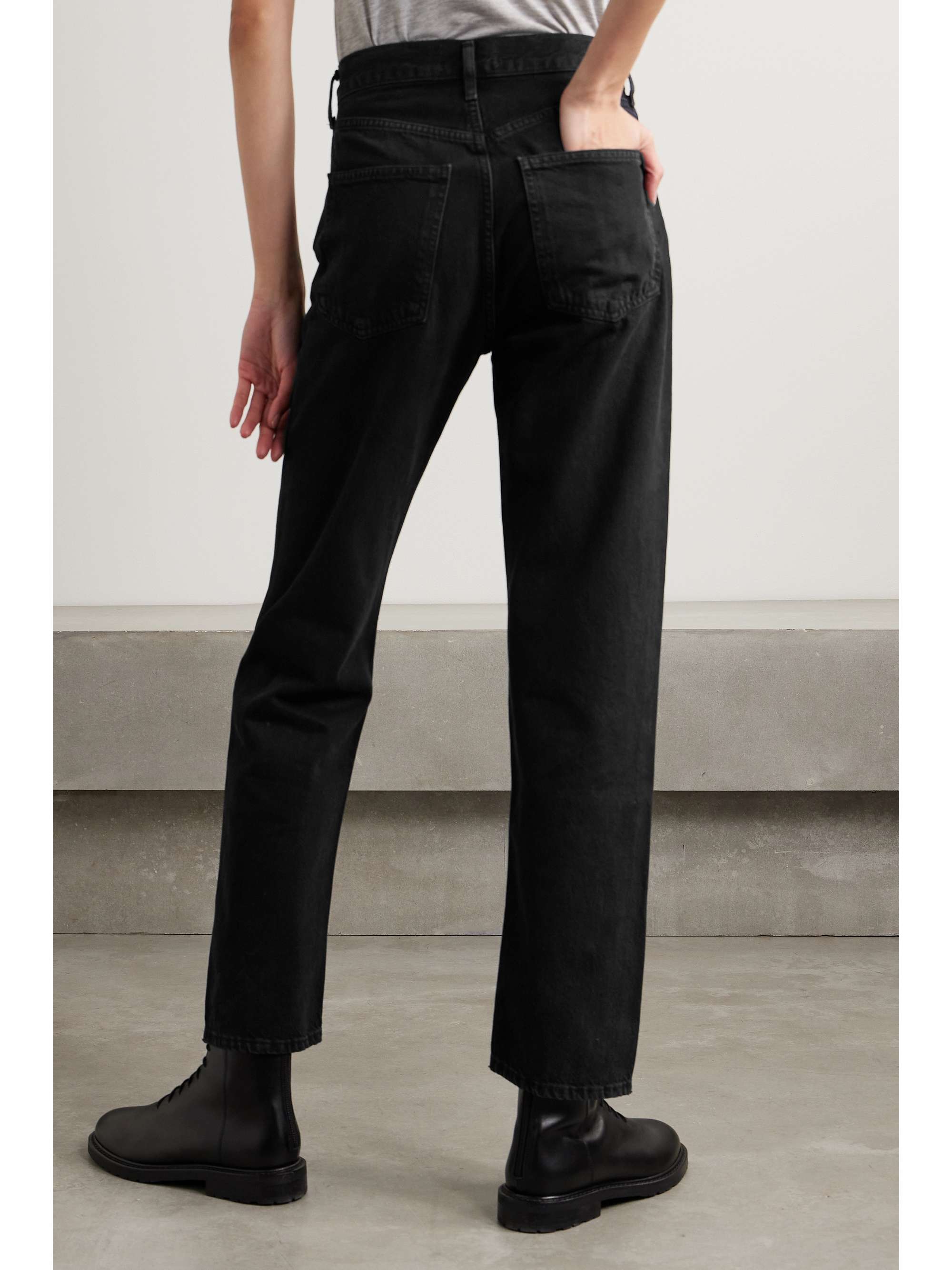 AGOLDE '90s Pinch Waist hoch sitzende Jeans mit geradem Bein