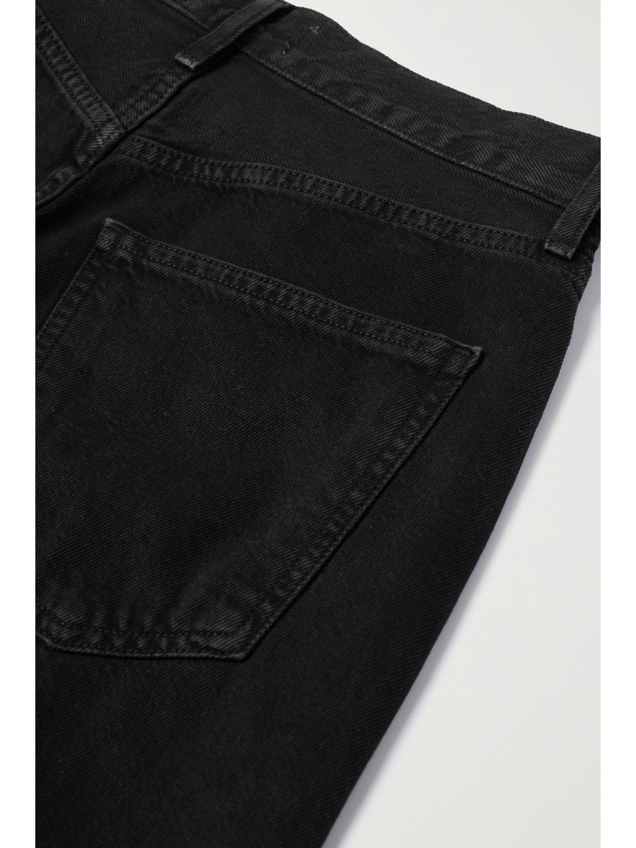 Agolde '90s Pinch Waist High-rise Straight-leg Recycled Jeans In Black