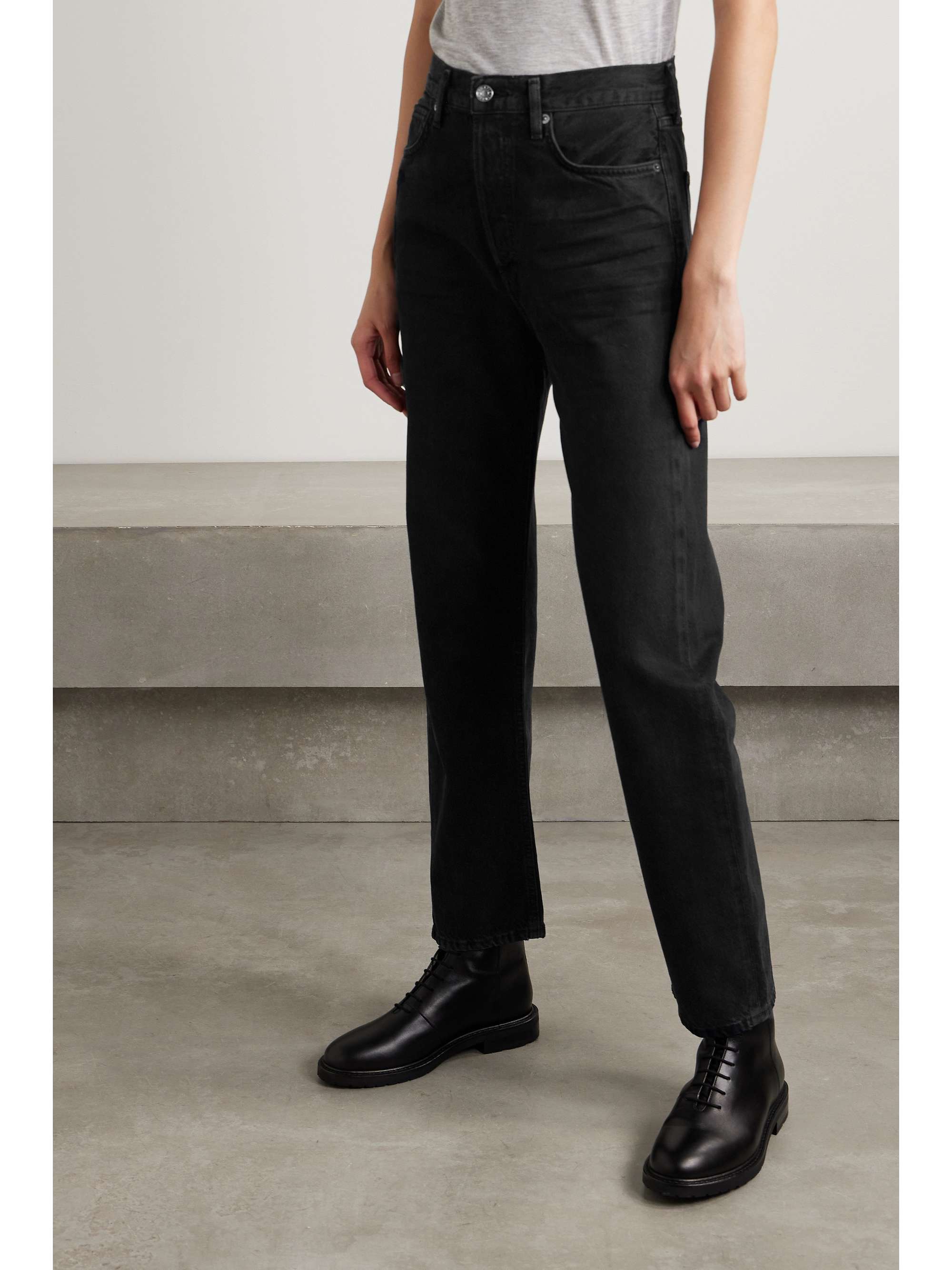 AGOLDE '90s Pinch Waist hoch sitzende Jeans mit geradem Bein