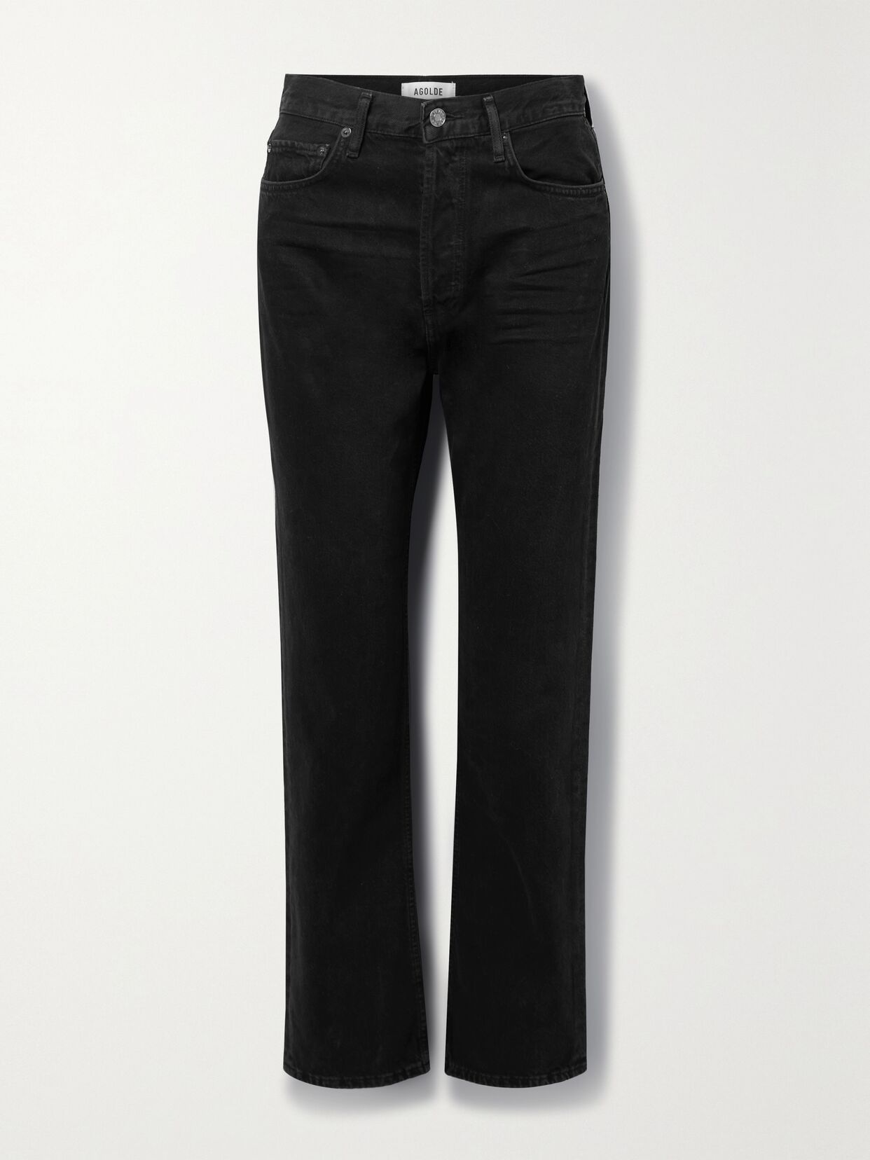 90s pinch waist high rise straight leg recycled jeans