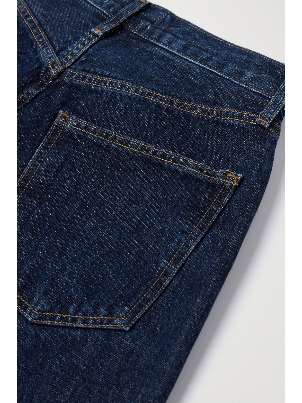 Agolde High Waist Straight Jeans In Blue