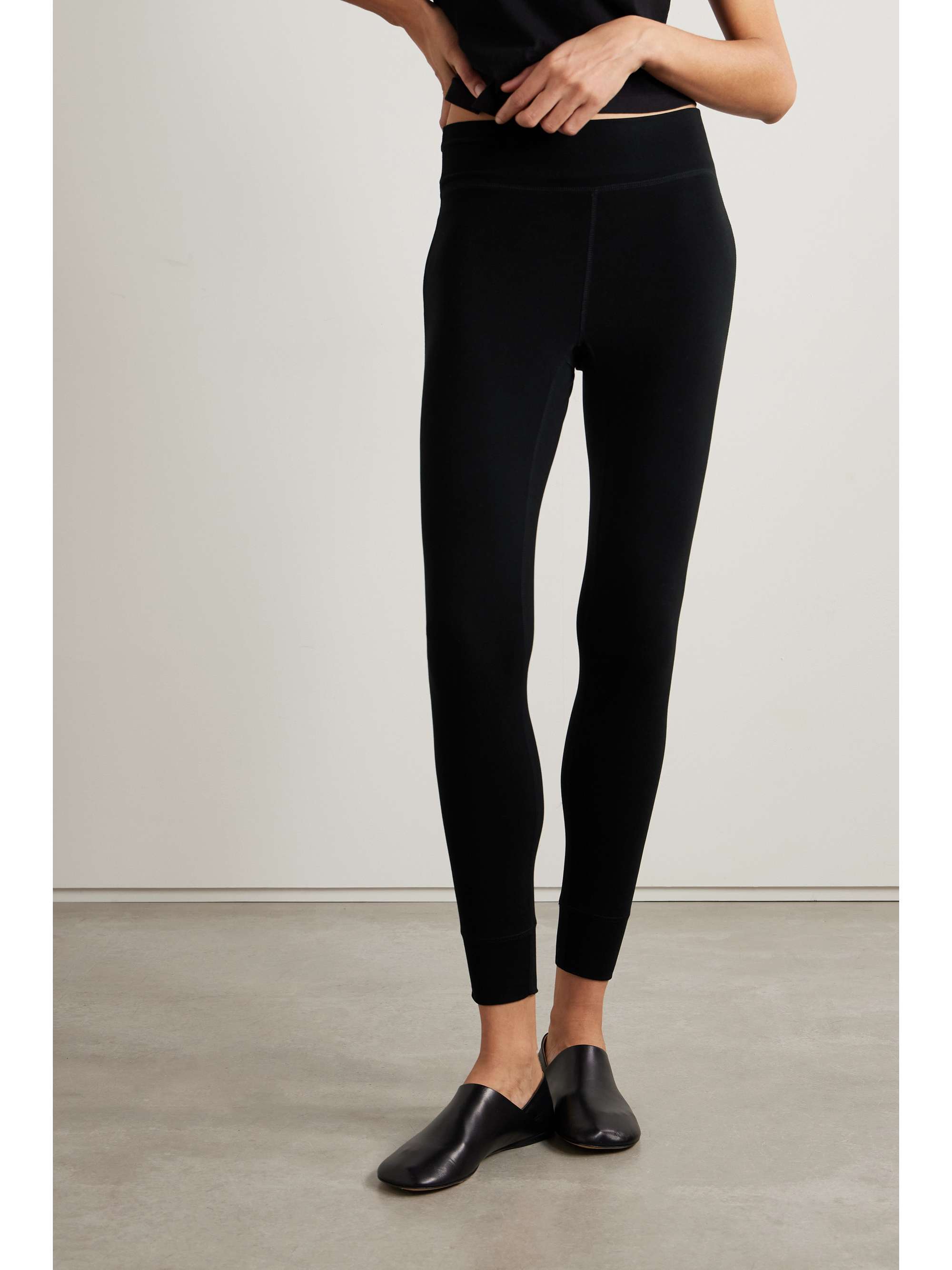 JAMES PERSE Stretch-jersey leggings