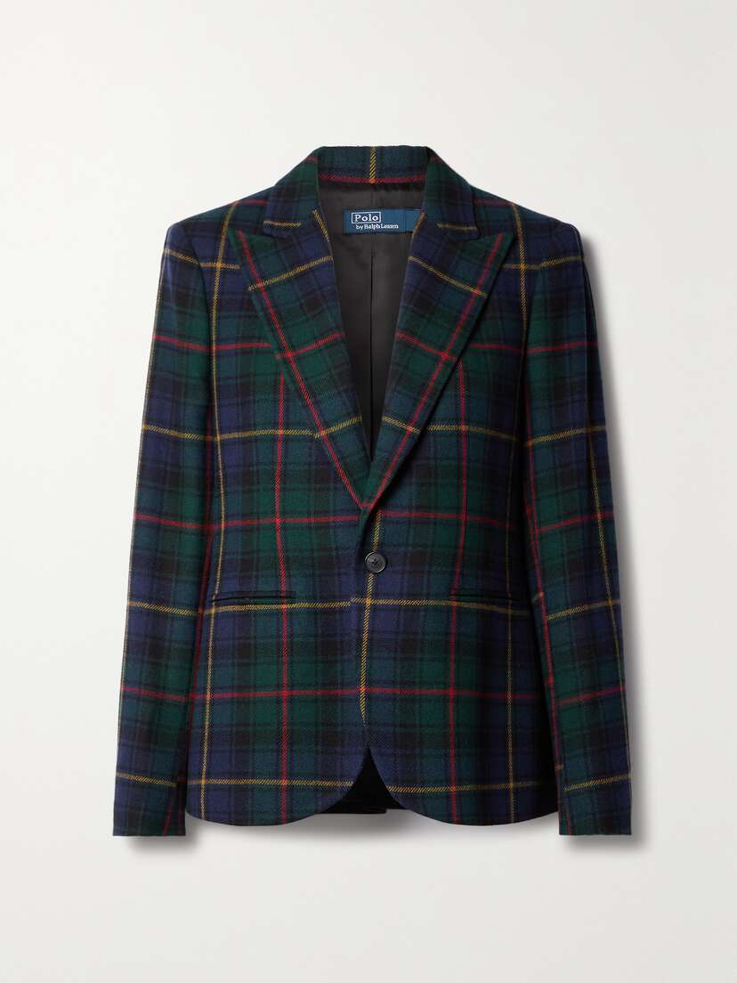 Polo Ralph Lauren Eugena Checked Wool Blazer