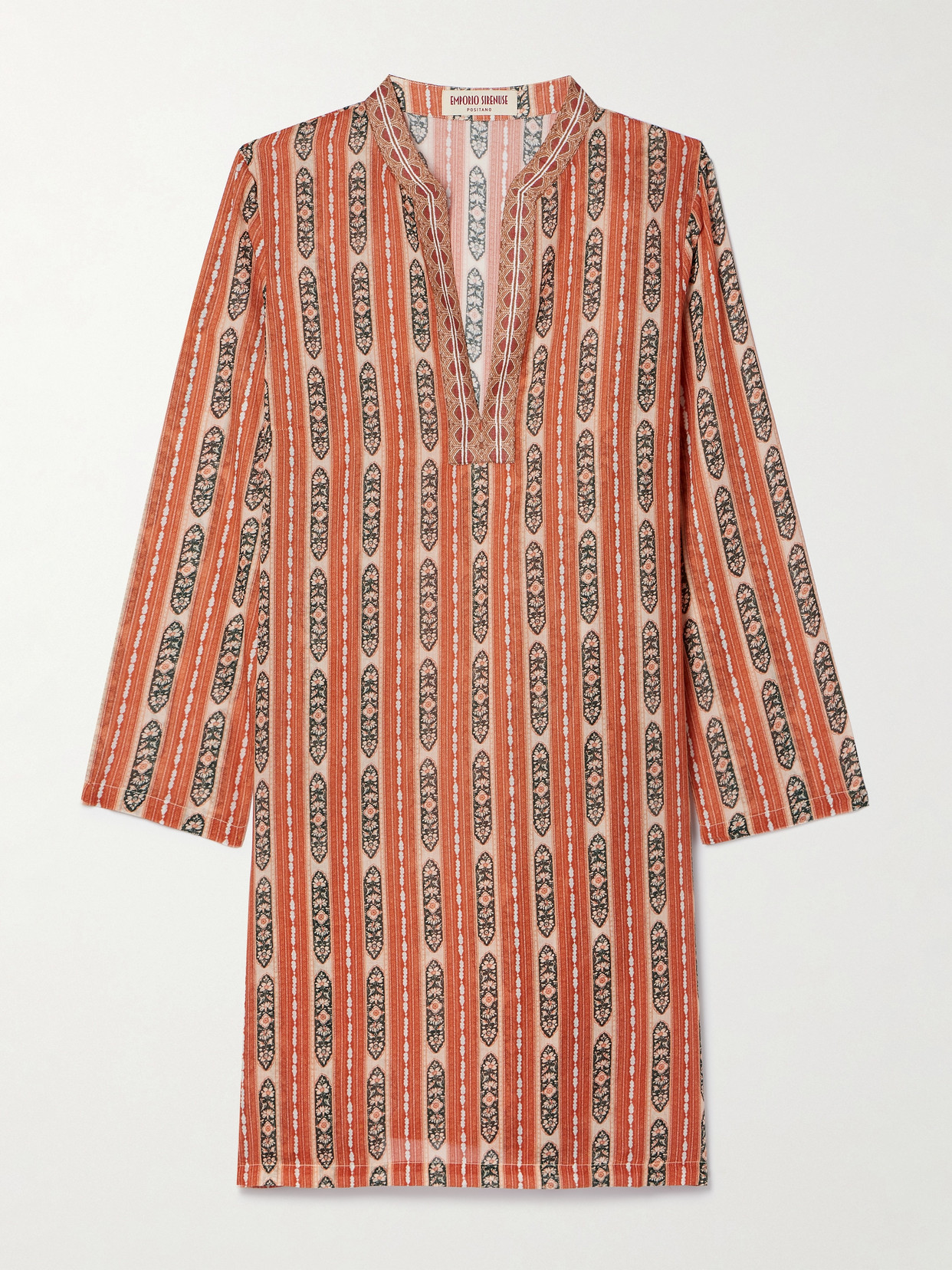 Emporio Sirenuse - + Net Sustain Sarah Printed Cotton-voile Kaftan - Multi
