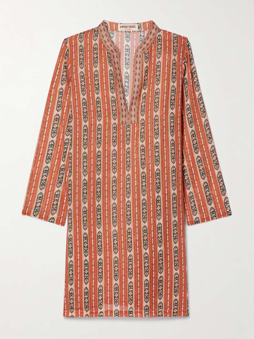 Emporio Sirenuse + Net Sustain Sarah Printed Cotton-voile Kaftan