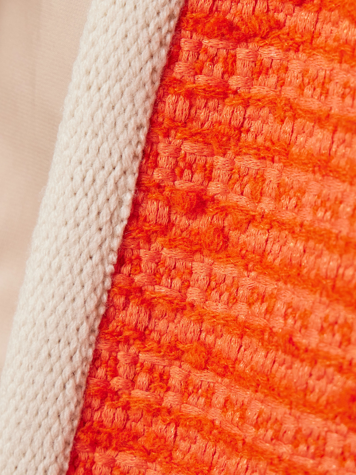 Giuliva Heritage Lia Cotton And Wool-blend Tweed Vest In Orange