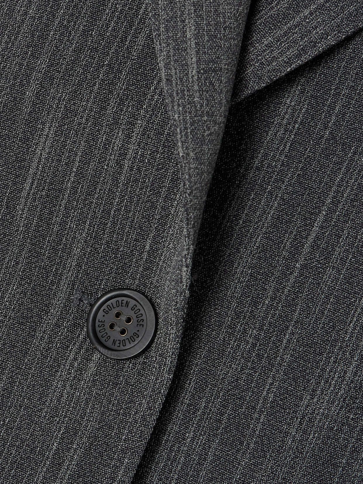 Golden Goose Wool-blend Blazer In Brown