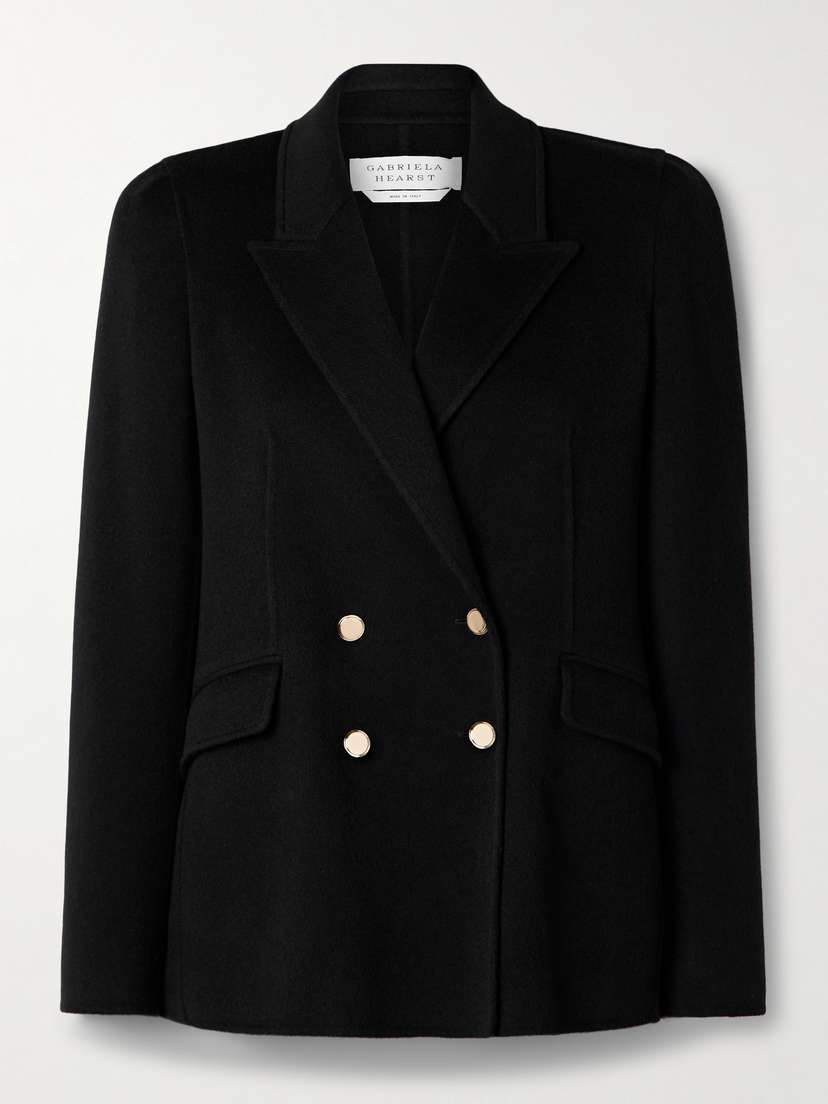 Gabriela Hearst Lloyd Double-breasted Cashmere-felt Blazer