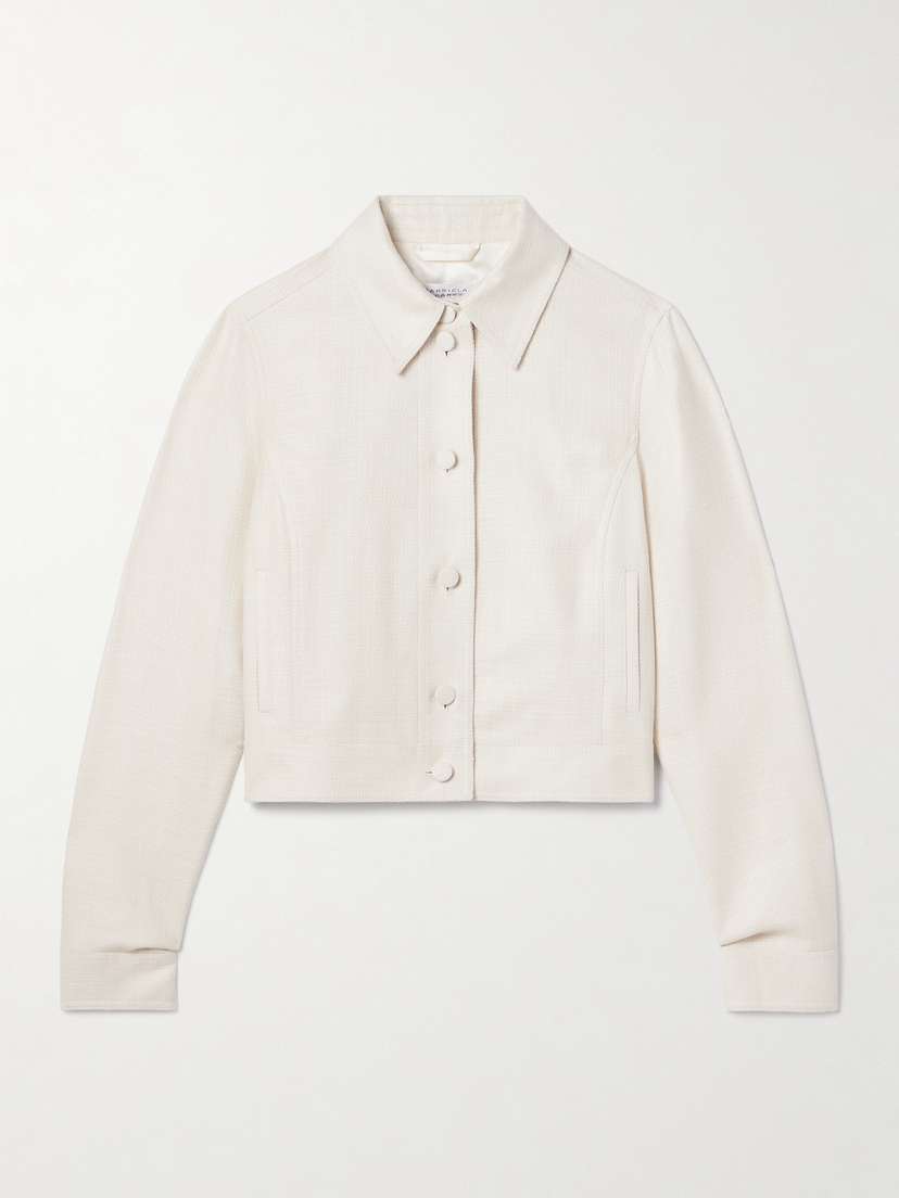 Gabriela Hearst Thereza Wool And Silk-blend Jacket