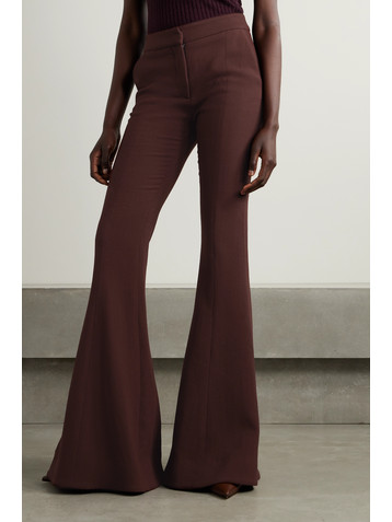 Gabriela Hearst Desmond wool-crepe flared pants