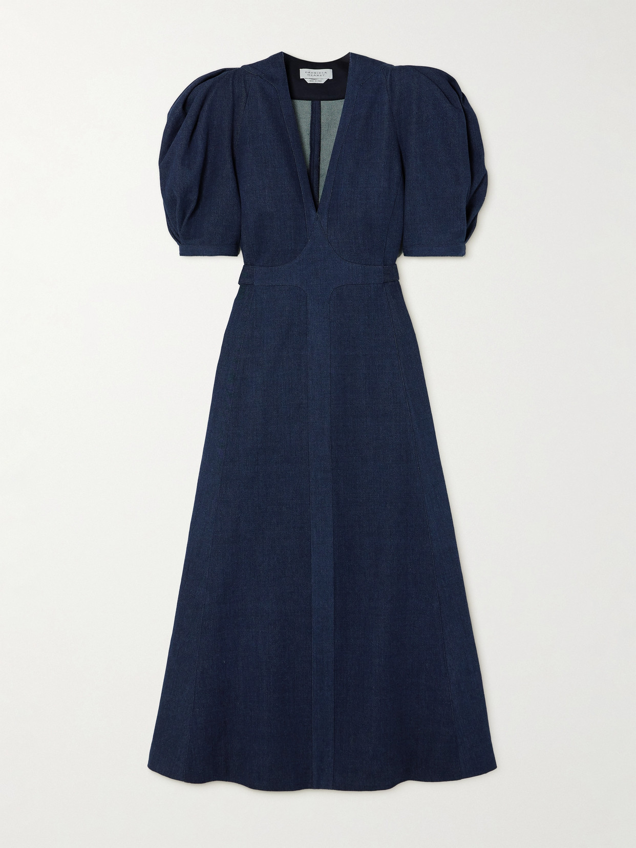 Gabriela Hearst - Luz Denim Midi Dress - Blue