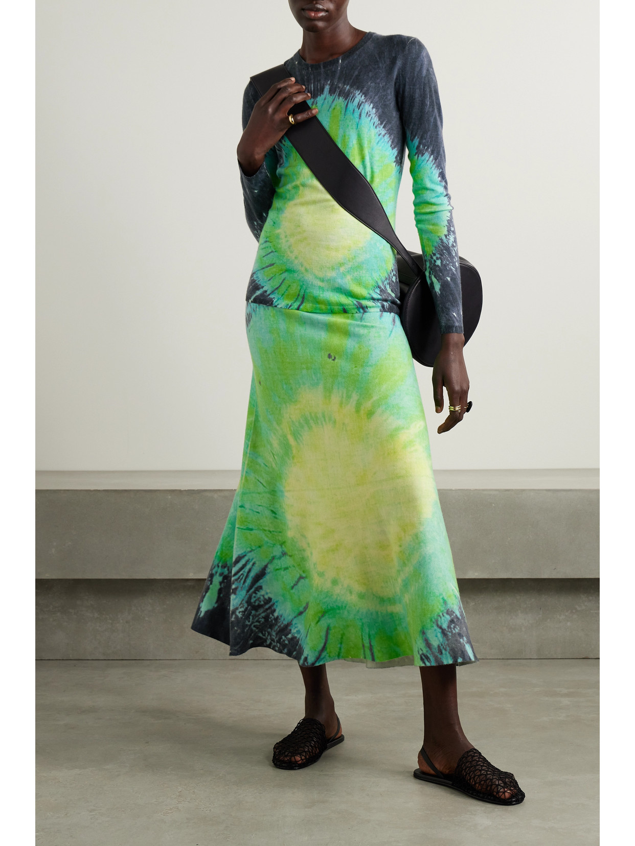 Gabriela Hearst Miller Tie-dyed Cashmere Sweater In Multi