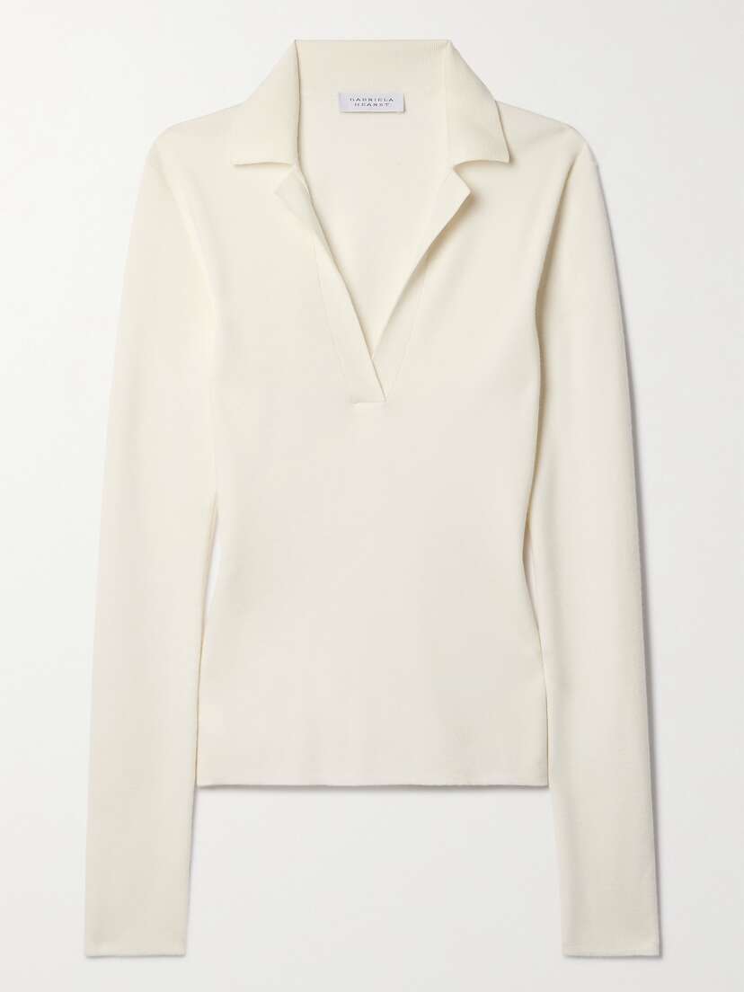 Gabriela Hearst Samira Merino Wool Top