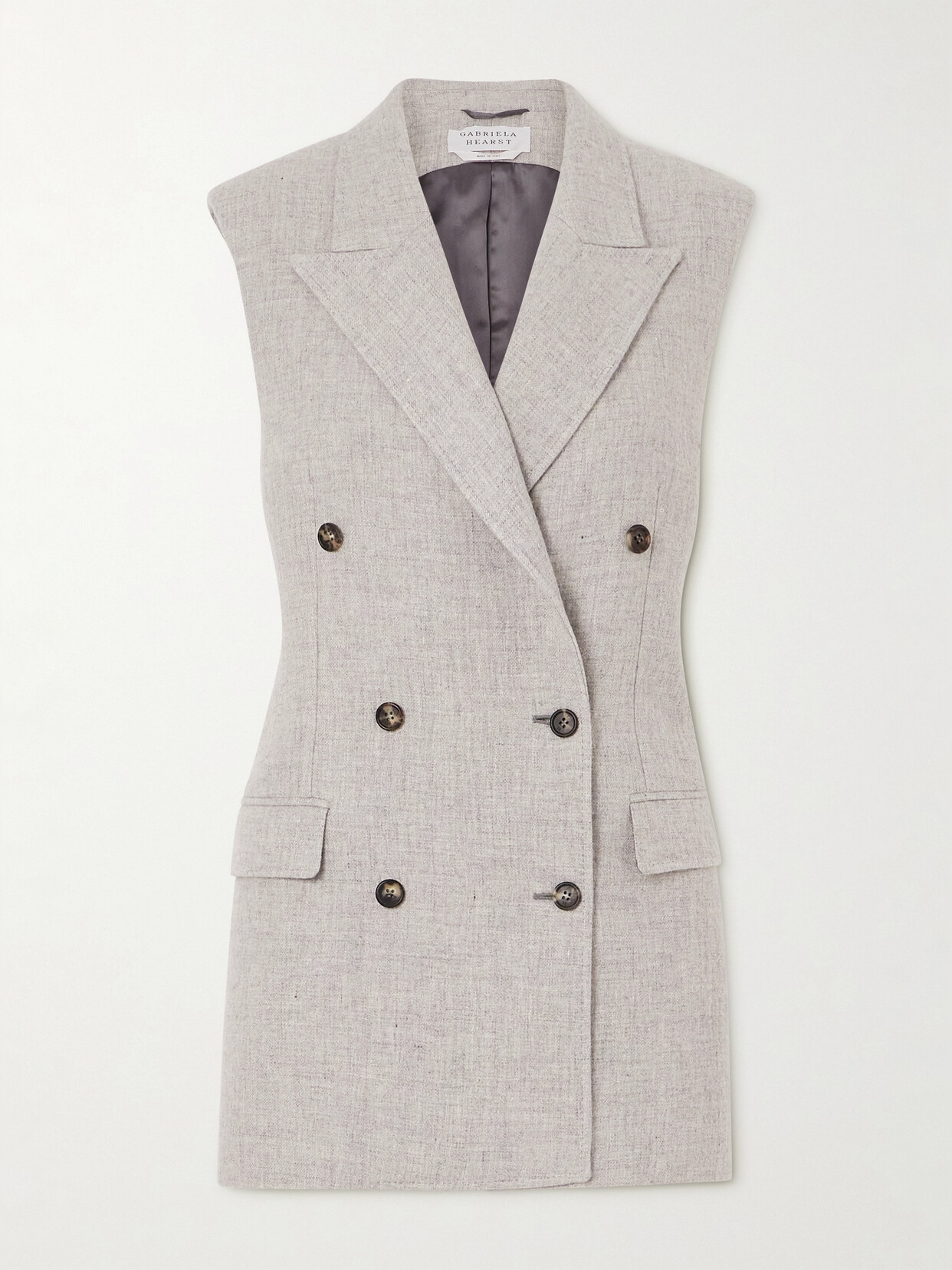 Gabriela Hearst - Mayte Wool Vest - Gray