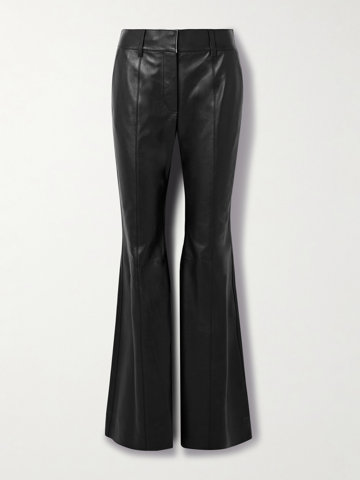 Gabriela Hearst - Rhein Leather Flared Pants - Black