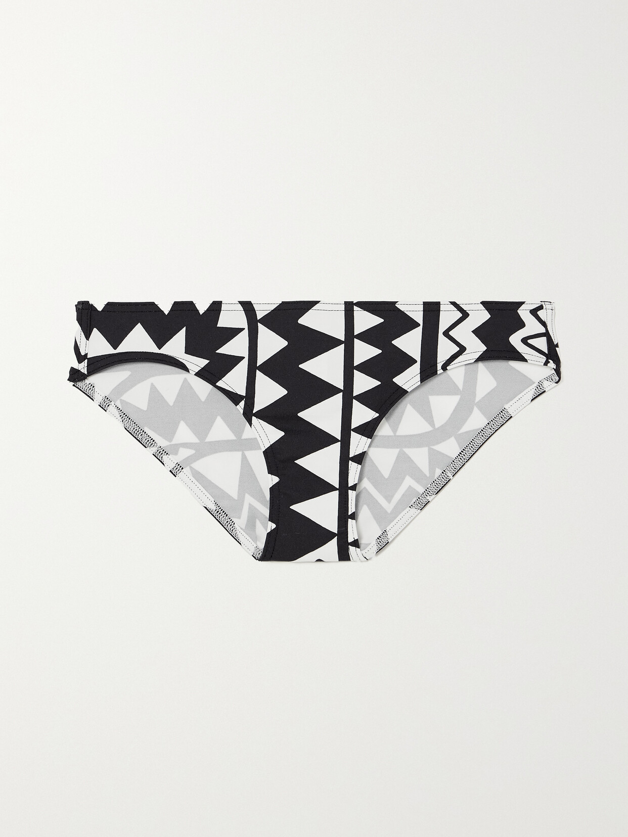 Eres Union Printed Bikini Briefs - Black
