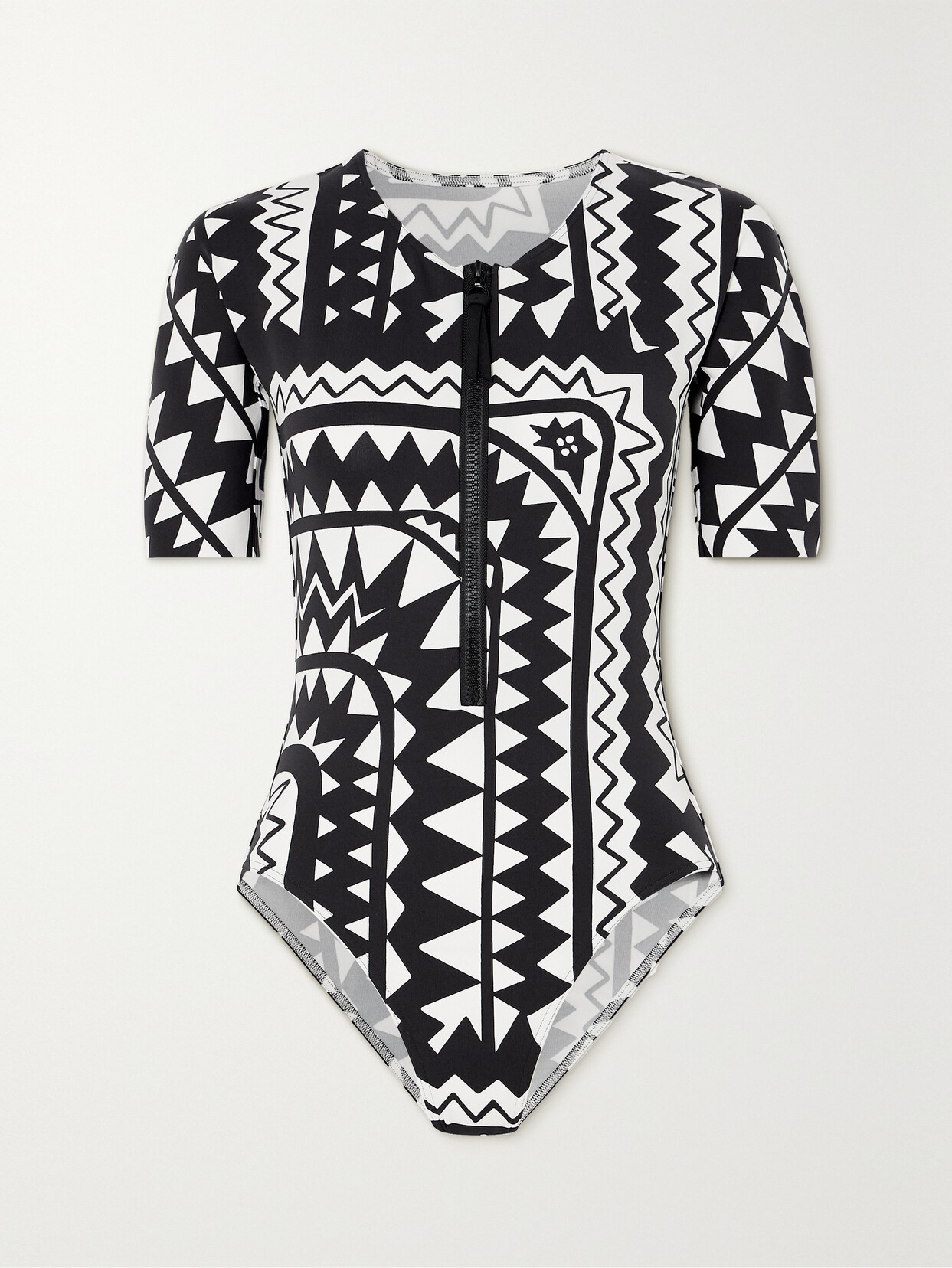 Eres Présage Printed Rash Guard - Black