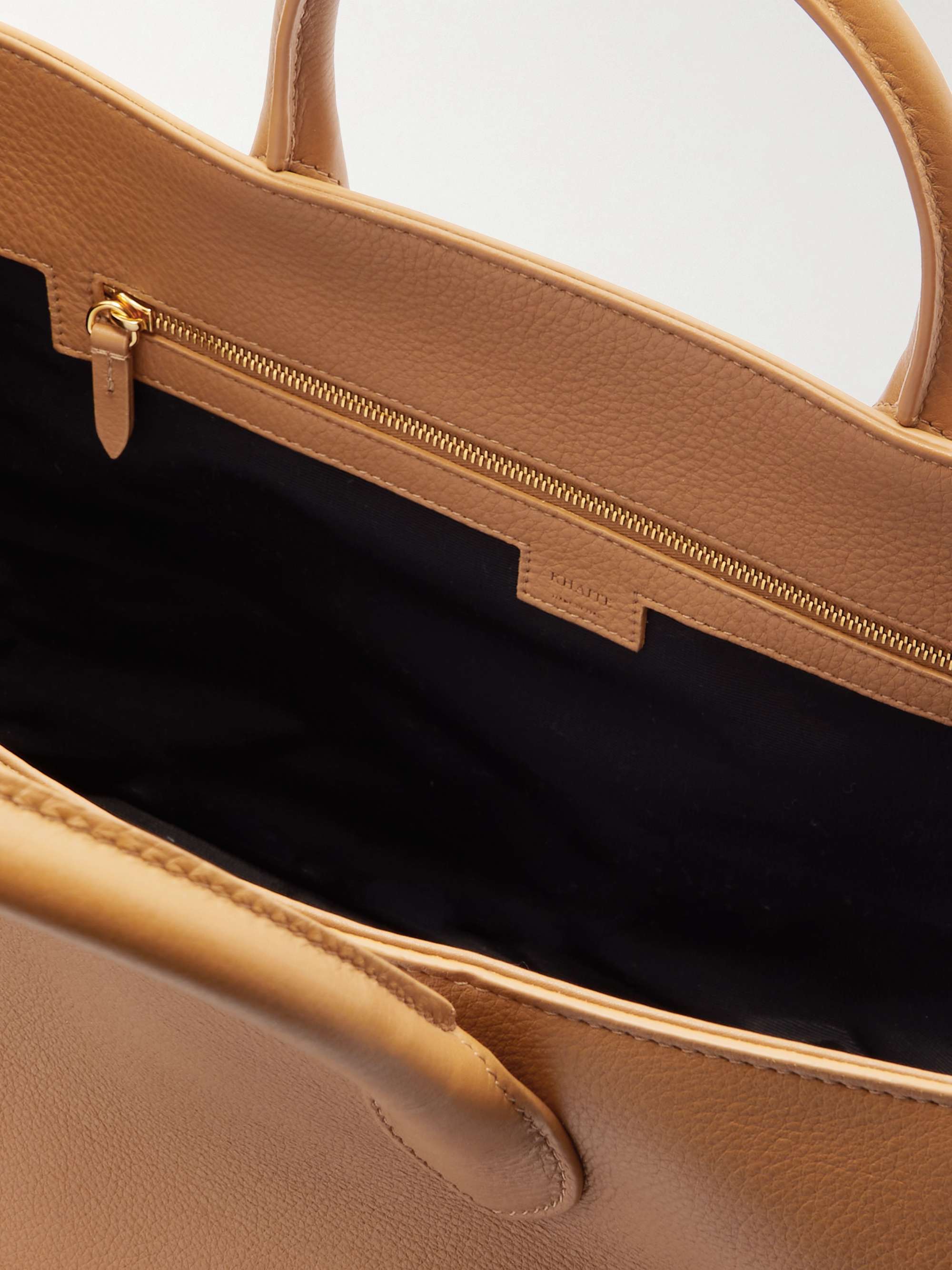 KHAITE Amelia medium textured-leather tote