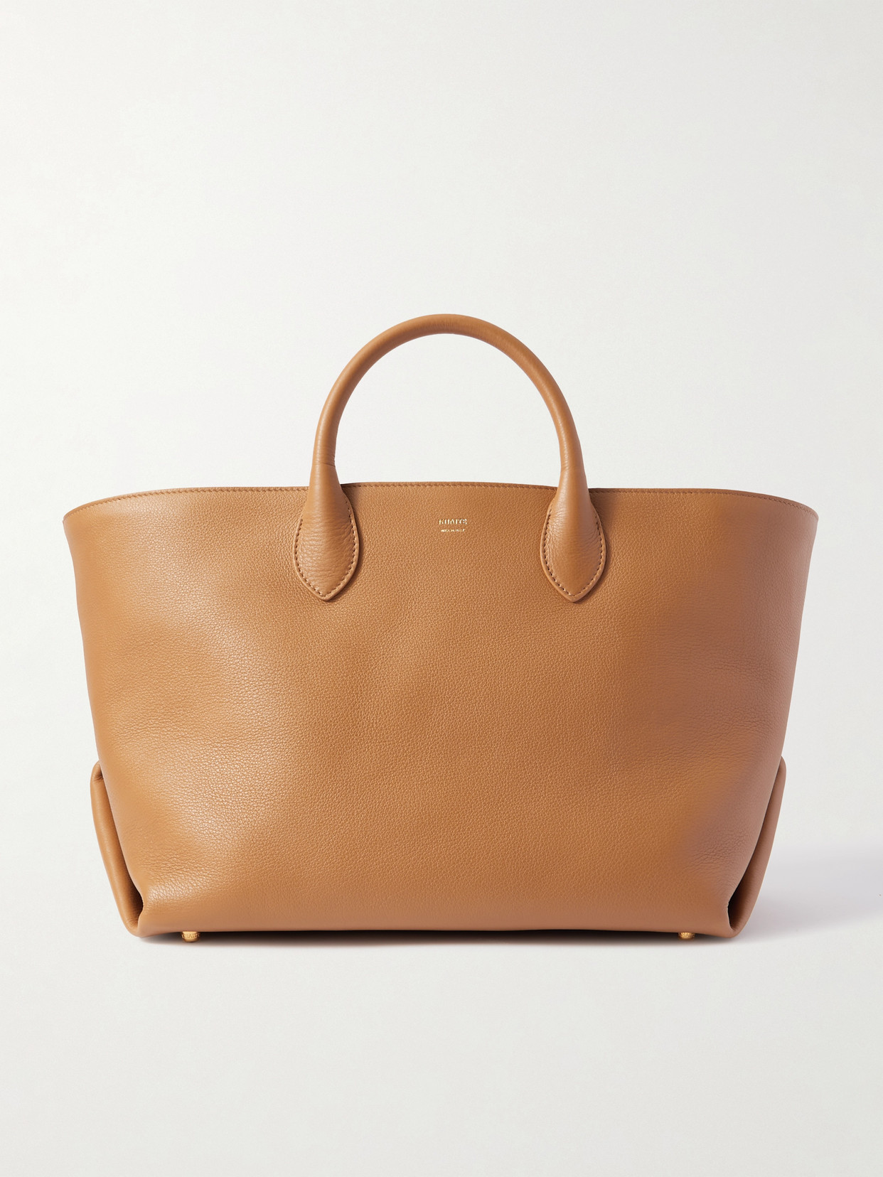 KHAITE - Amelia Medium Textured-leather Tote - Brown