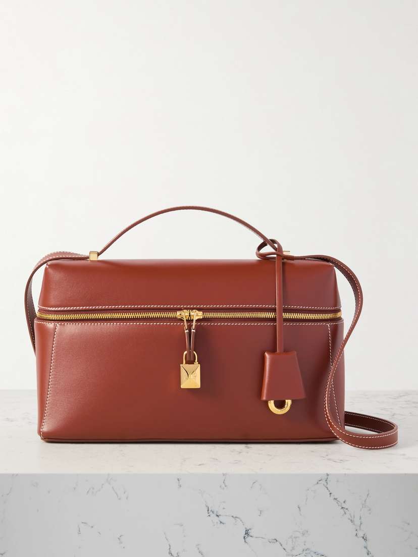 Loro Piana Extra Leather Shoulder Bag