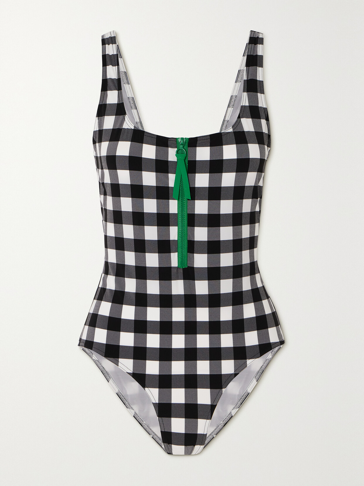 Eres Memphis Gingham Swimsuit In Black