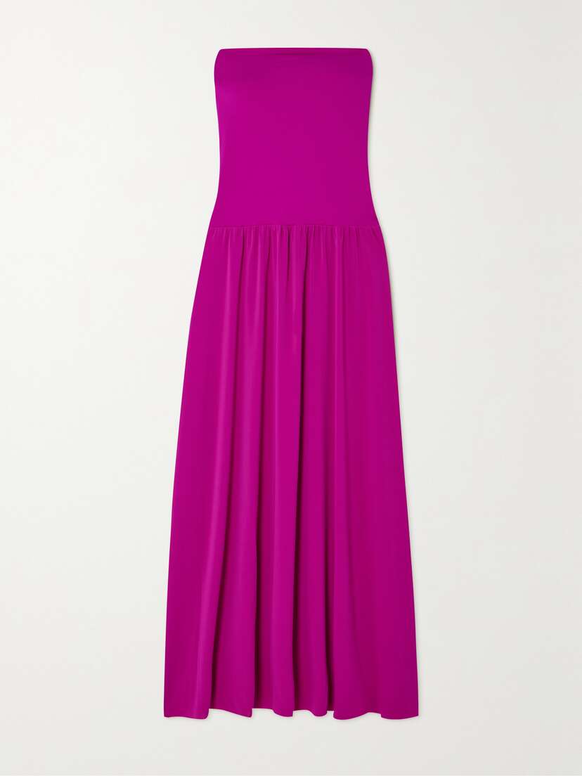Eres Oda Strapless Stretch-jersey Maxi Dress