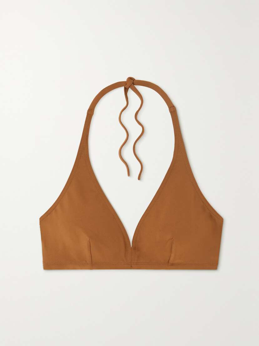 Eres Les Essentiels Gang Halterneck Triangle Bikini Top