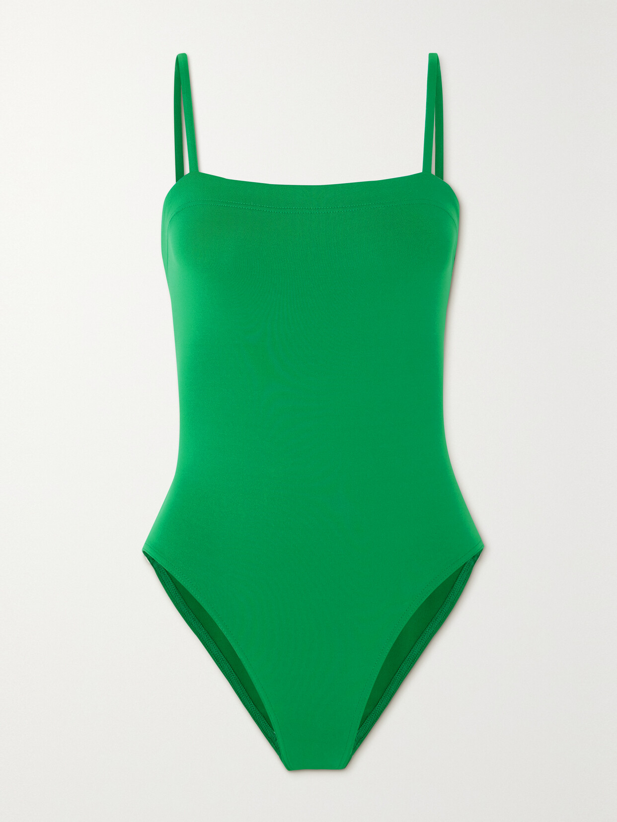 Shop Eres Les Essentiels Aquarelle Swimsuit In Green